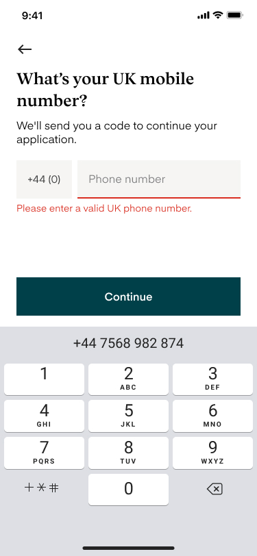 Please enter a valid UK phone number.
